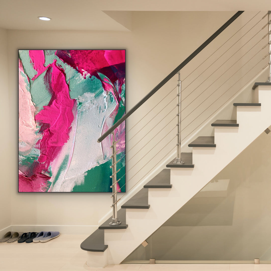 Romantic - Custom Art - Abstract Painting, Minimalist Art, Framed art Wall Art, Modern art