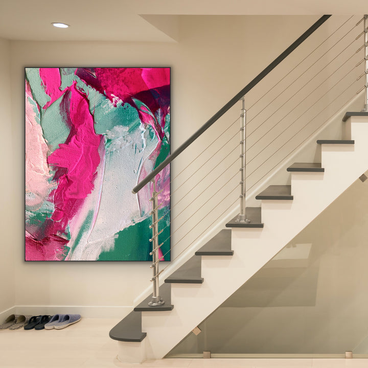 Romantic - Custom Art - Abstract Painting, Minimalist Art, Framed art Wall Art, Modern art
