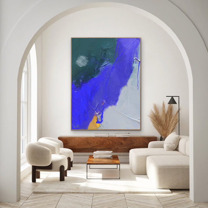 Cascade - Custom Art - Abstract Painting, Minimalist Art, Framed art Wall Art, Modern art