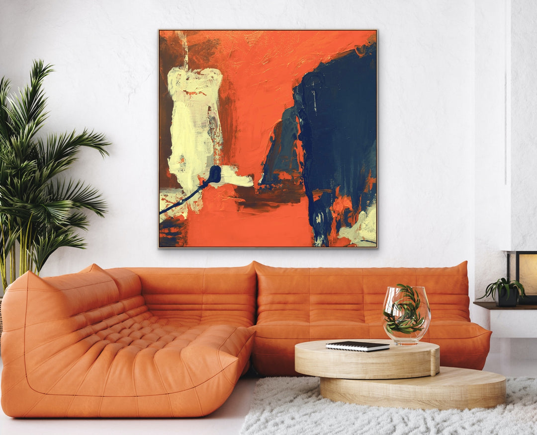 Midsummer - Custom Art - Abstract Painting, Minimalist Art, Framed art Wall Art, Modern art