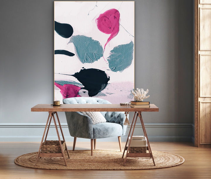 Love feel  - Abstract Painting, Minimalist Art, Framed art Wall Art, Modern art