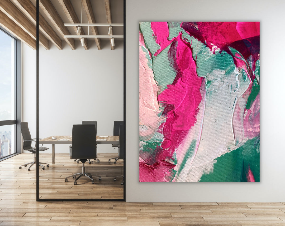 Romantic  - Abstract Painting, Minimalist Art, Framed art Wall Art, Modern art
