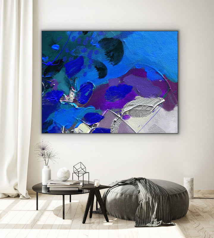 Orchid - Custom Art - Abstract Painting, Minimalist Art, Framed art Wall Art, Modern art