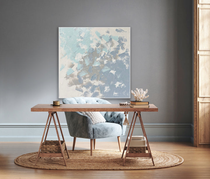 Heavenly - 36x36 - Abstract painting, Modern Art, Wall art, Canvas painting, Framed art, Minimalist art
