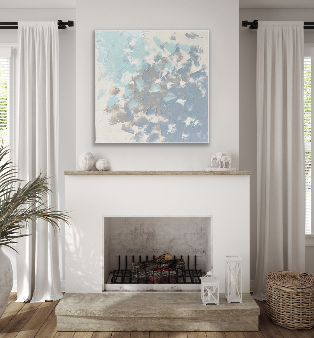 Heavenly - 36x36 - Abstract painting, Modern Art, Wall art, Canvas painting, Framed art, Minimalist art