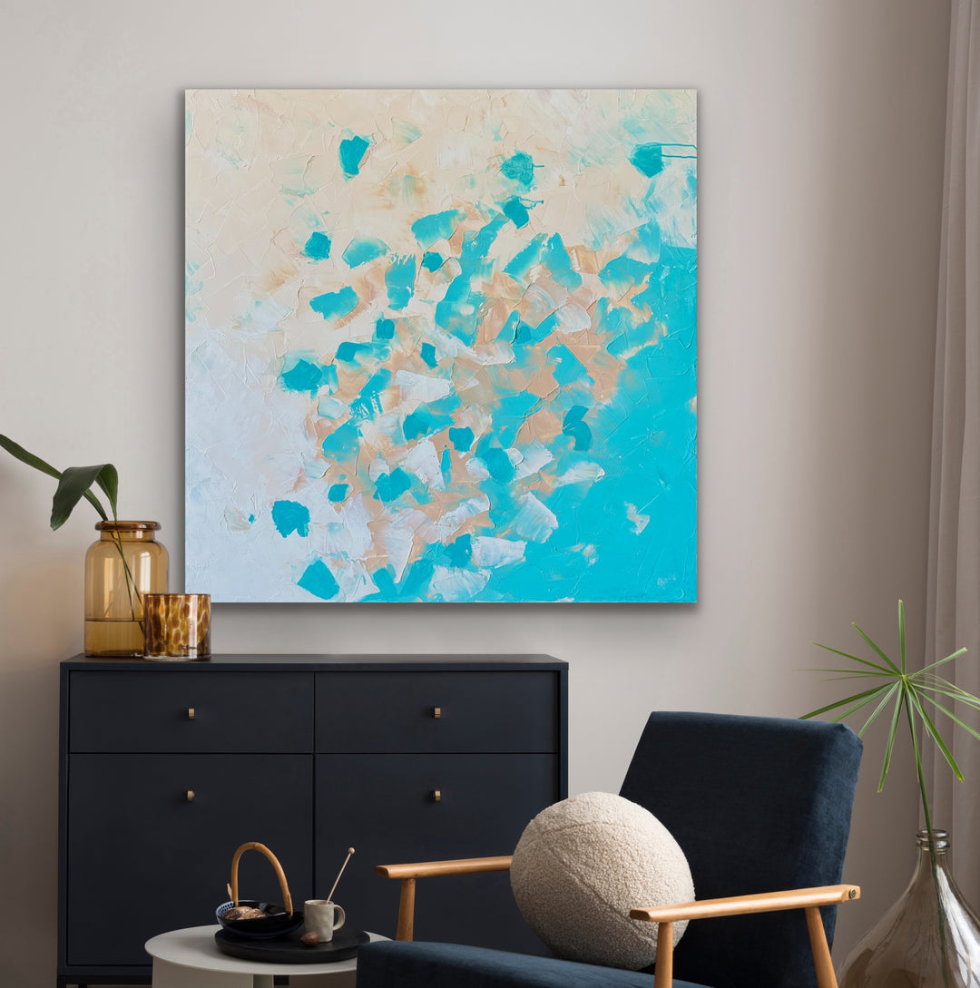 Favor - 36x36 - Abstract painting, Modern Art, Wall art, Canvas painting, Framed art, Minimalist art