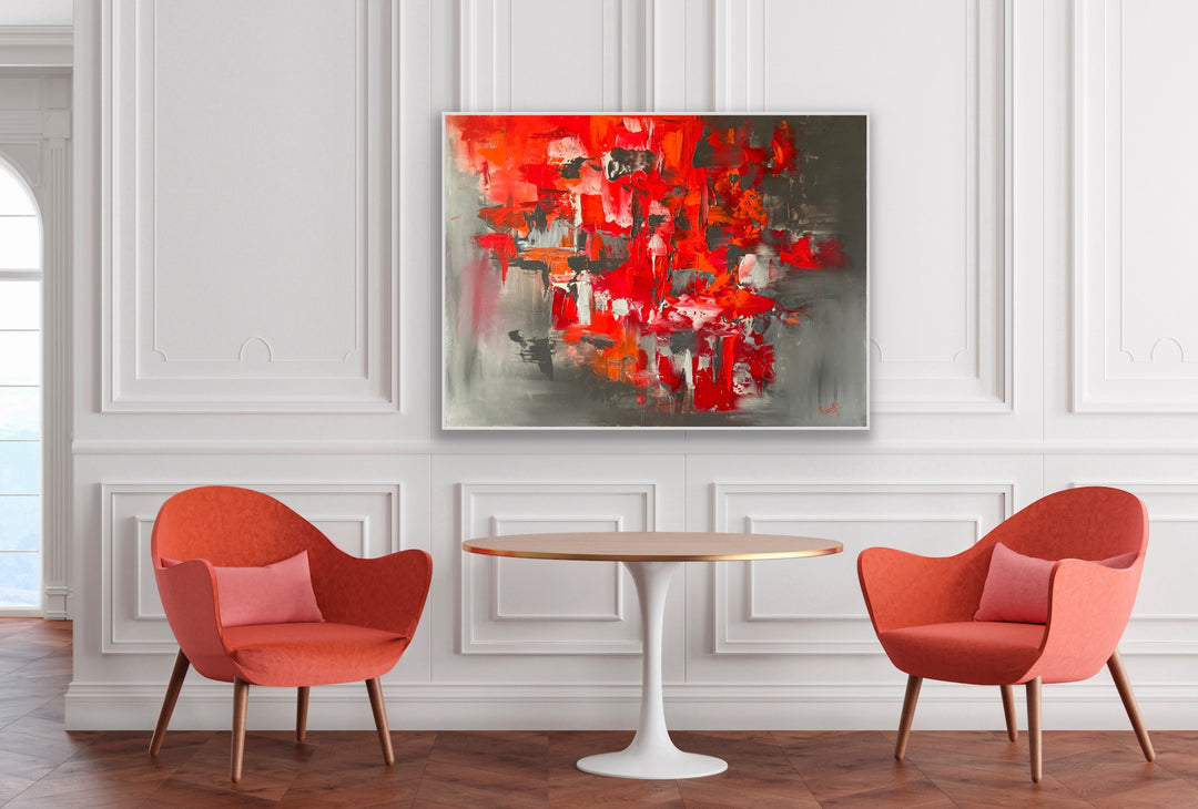 Optimism - 30x40 - Abstract painting, Modern Art, Wall art, Canvas painting, Framed art, Minimalist art