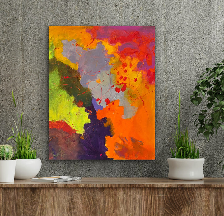 Cherish forever - 20x16 - Abstract painting, Modern Art, Wall art, Canvas painting, Framed art, Minimalist art