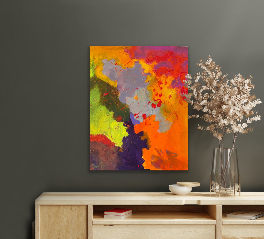 Cherish forever - 20x16 - Abstract painting, Modern Art, Wall art, Canvas painting, Framed art, Minimalist art