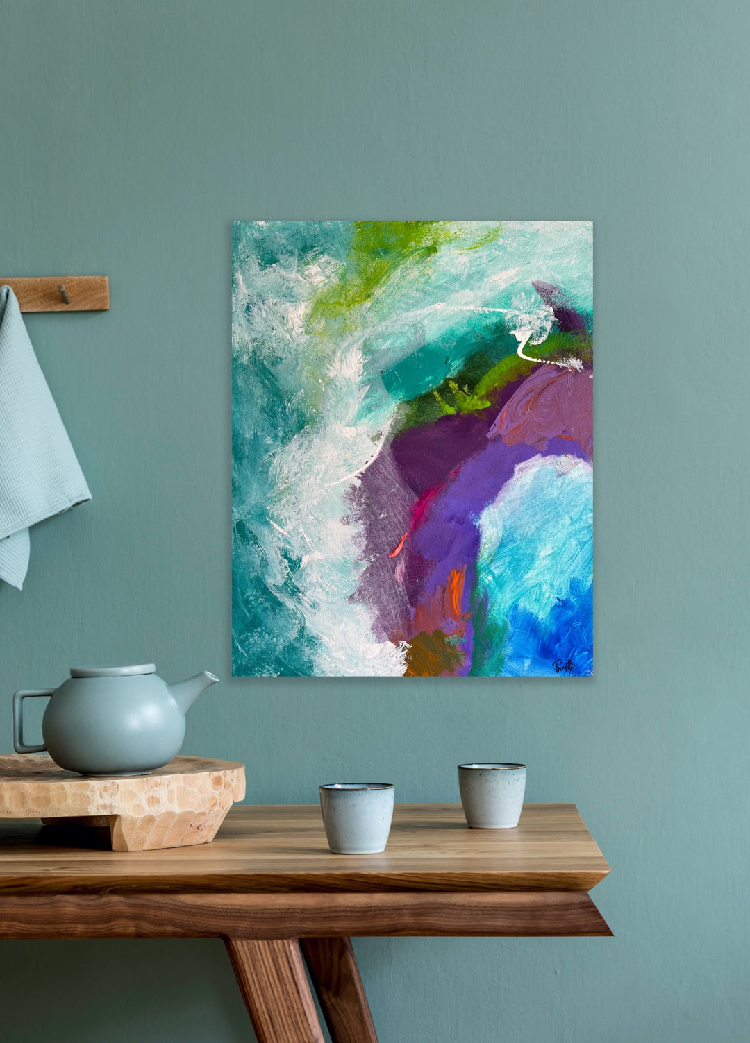Amazing experience - 20x16 - Abstract painting, Modern Art, Wall art, Canvas painting, Framed art, Minimalist art