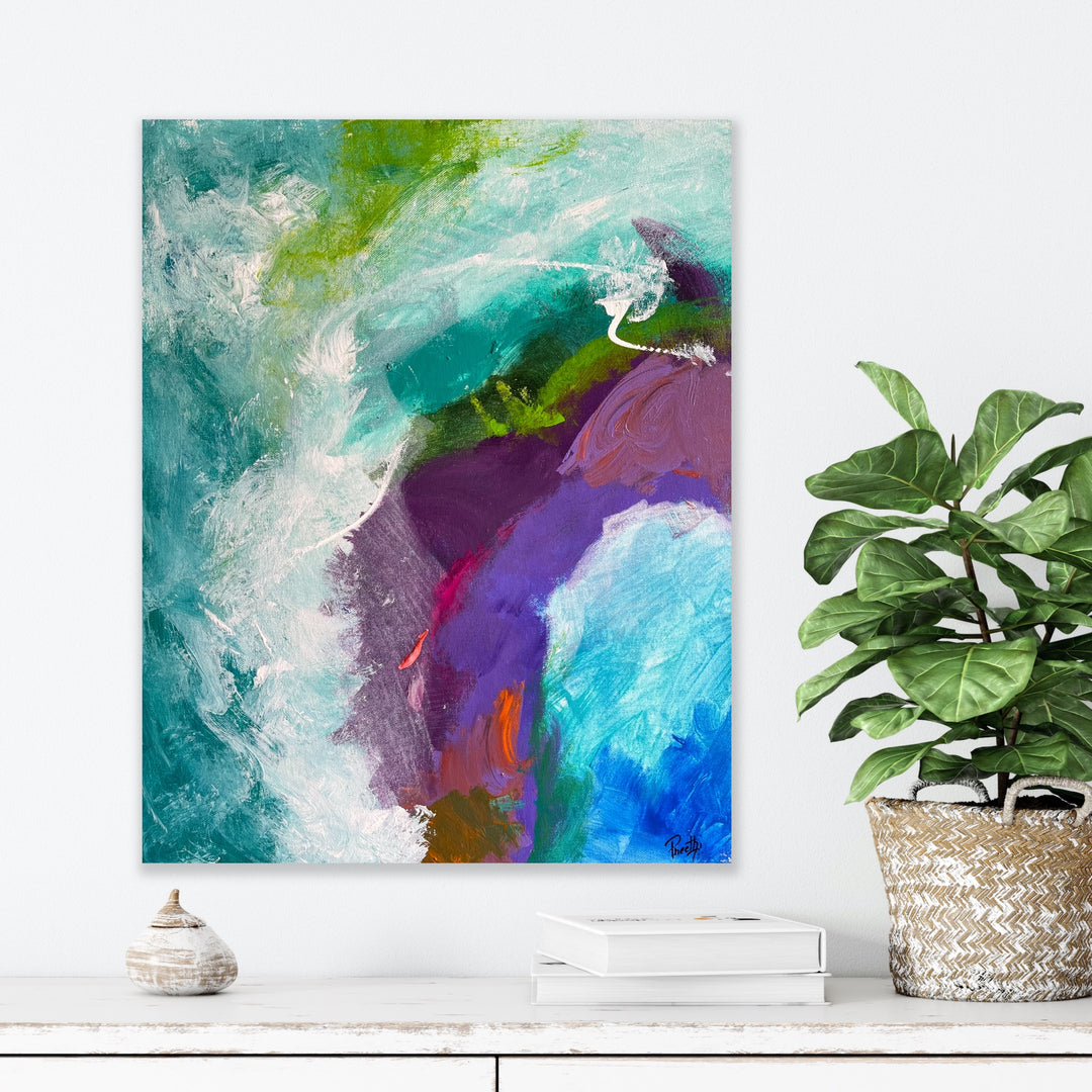 Amazing experience - 20x16 - Abstract painting, Modern Art, Wall art, Canvas painting, Framed art, Minimalist art