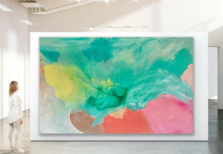 Tidal Bloom - 96x60 - Preethi Arts