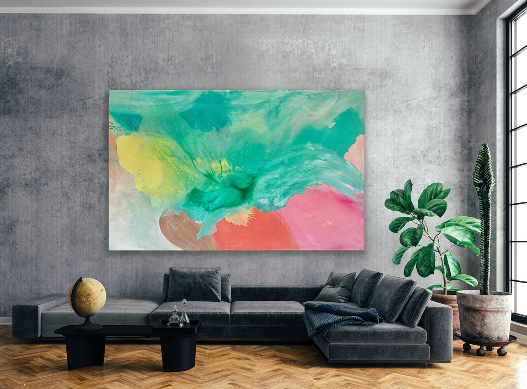 Tidal Bloom - 96x60 - Preethi Arts