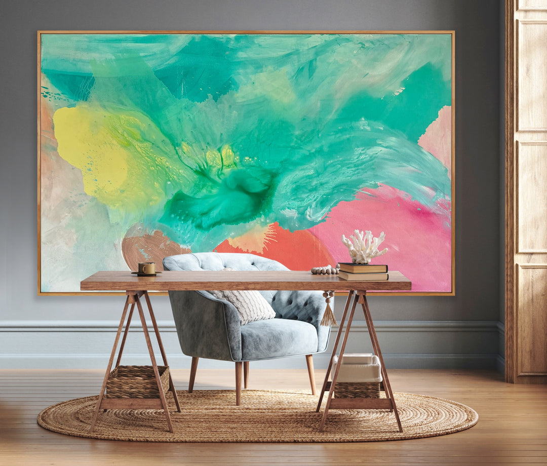 Tidal Bloom - 96x60 - Preethi Arts