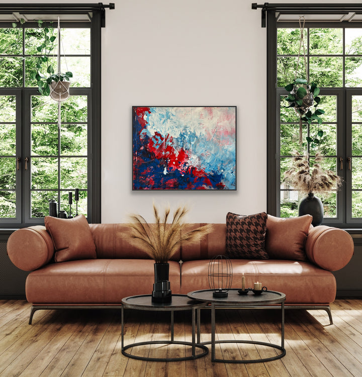 Crimson Breeze - 24x30 - Preethi Arts
