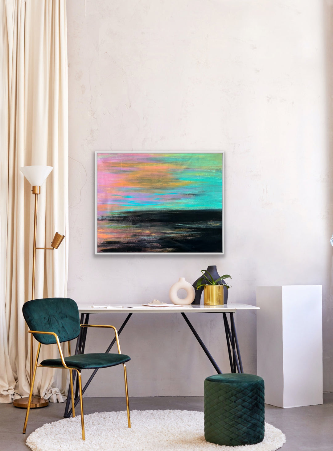 Twilight Reflections - 24x30 - Preethi Arts
