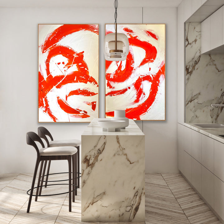 Ignite Harmony - 60x48 (2p each 30x48) - Preethi Arts