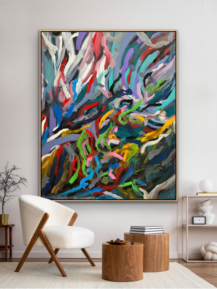 Ebullient Symphony - 60x48 - Preethi Arts