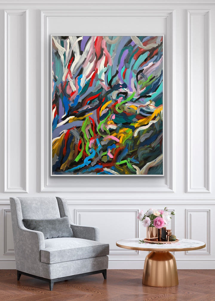 Ebullient Symphony - 60x48 - Preethi Arts