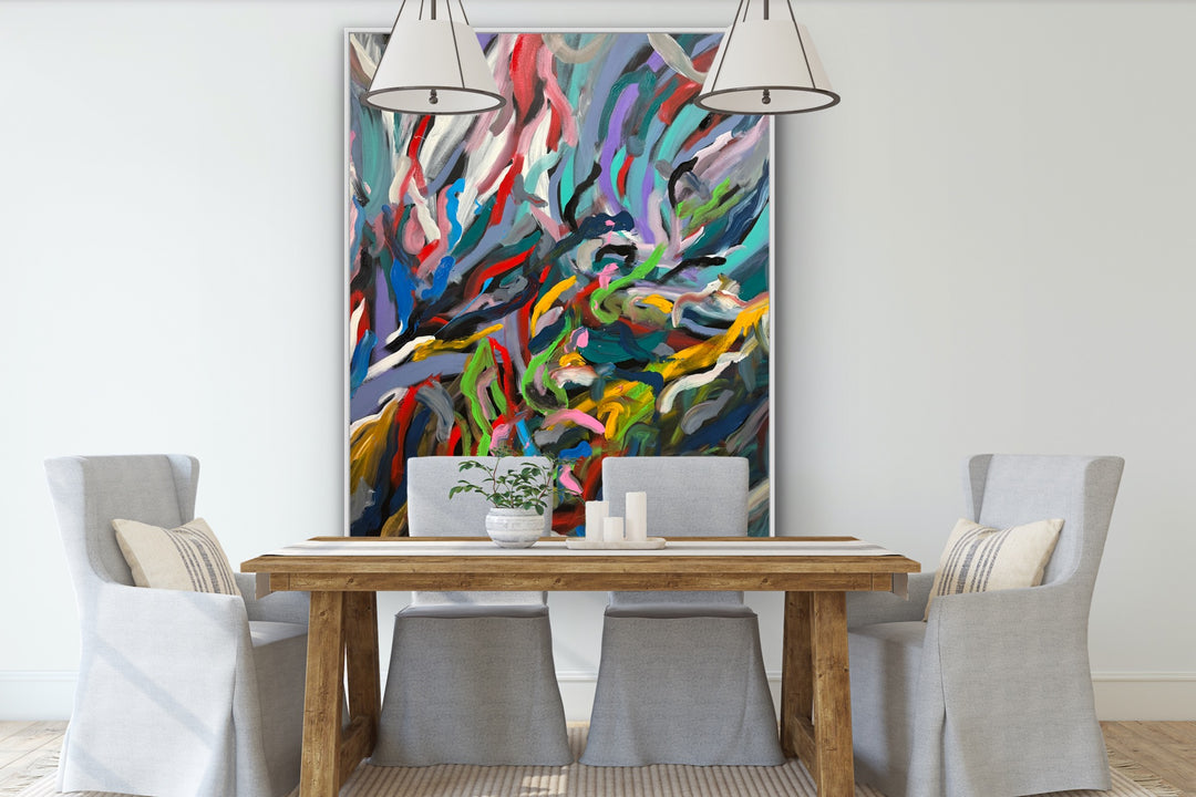 Ebullient Symphony - 60x48 - Preethi Arts