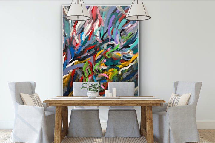 Ebullient Symphony - 60x48 - Preethi Arts