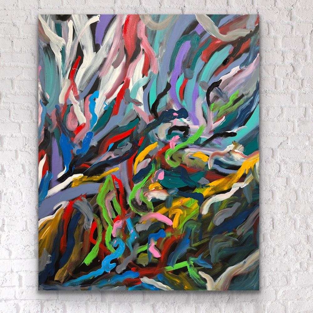 Ebullient Symphony - 60x48 - Preethi Arts