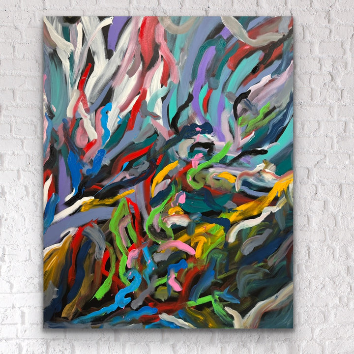 Ebullient Symphony - 60x48 - Preethi Arts