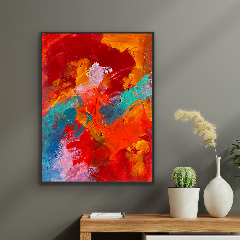 Secret Crush- 24x18 - Abstract painting, Modern Art, Wall art, Canvas painting, Framed art, Minimalist art