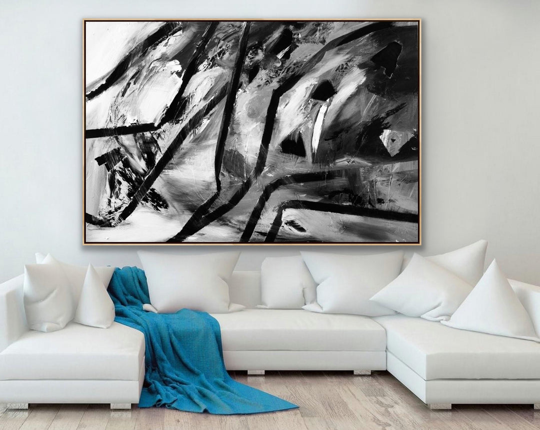 Another World 1  - Abstract painting, Minimalist Art, Framed painting, Wall Art, Wall Decor, Large painting, Local Artist