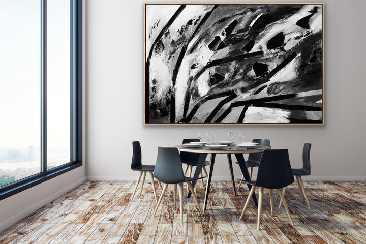 Another World 2 - Custom Art - Abstract painting, Minimalist Art, Framed painting, Wall Art, Wall Decor, Large painting, Local Artist