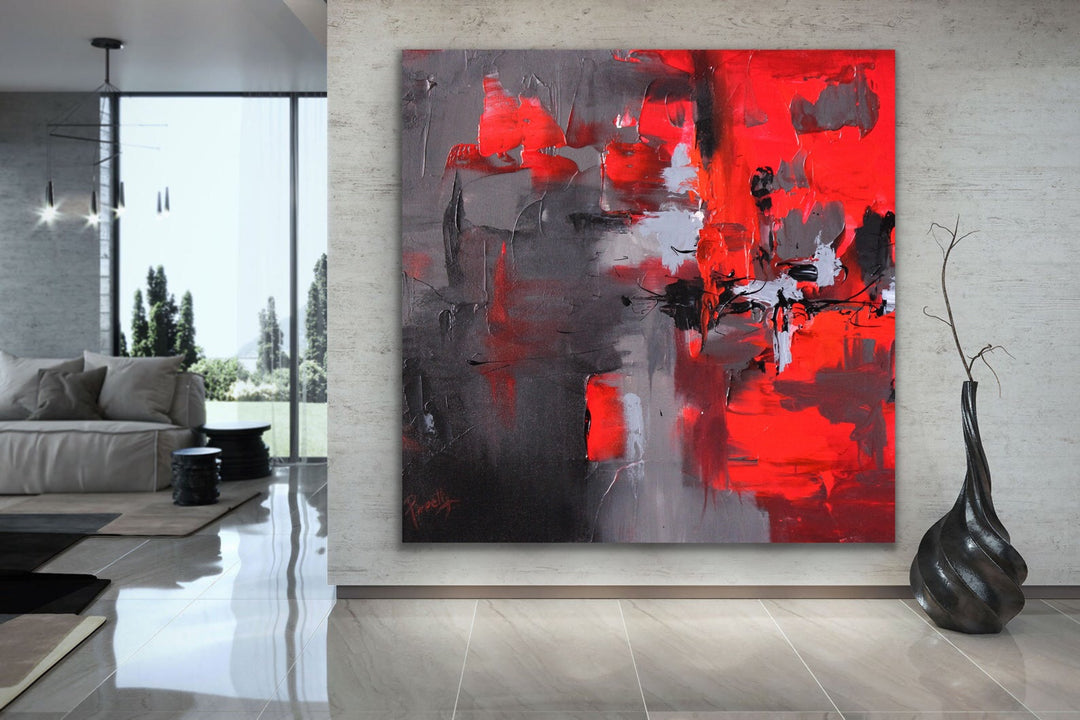 Power  - Original Contemporary Modern Abstract Paintings by Preethi Arts