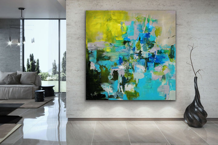 Fidelity  - Original Contemporary Modern Abstract Paintings by Preethi Arts