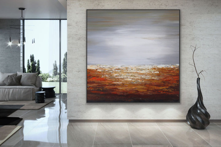 Reach  - Original Contemporary Modern Abstract Paintings by Beach decor, seascape painting, Textured Art, Minimalist Art, Framed art Wall Art, Modern Wall Decor, Large painting, Local Art