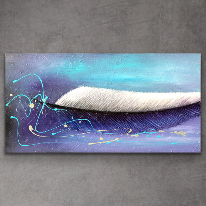 Flyaway - Custom Art - Original Contemporary Modern Abstract Paintings by Preethi Arts