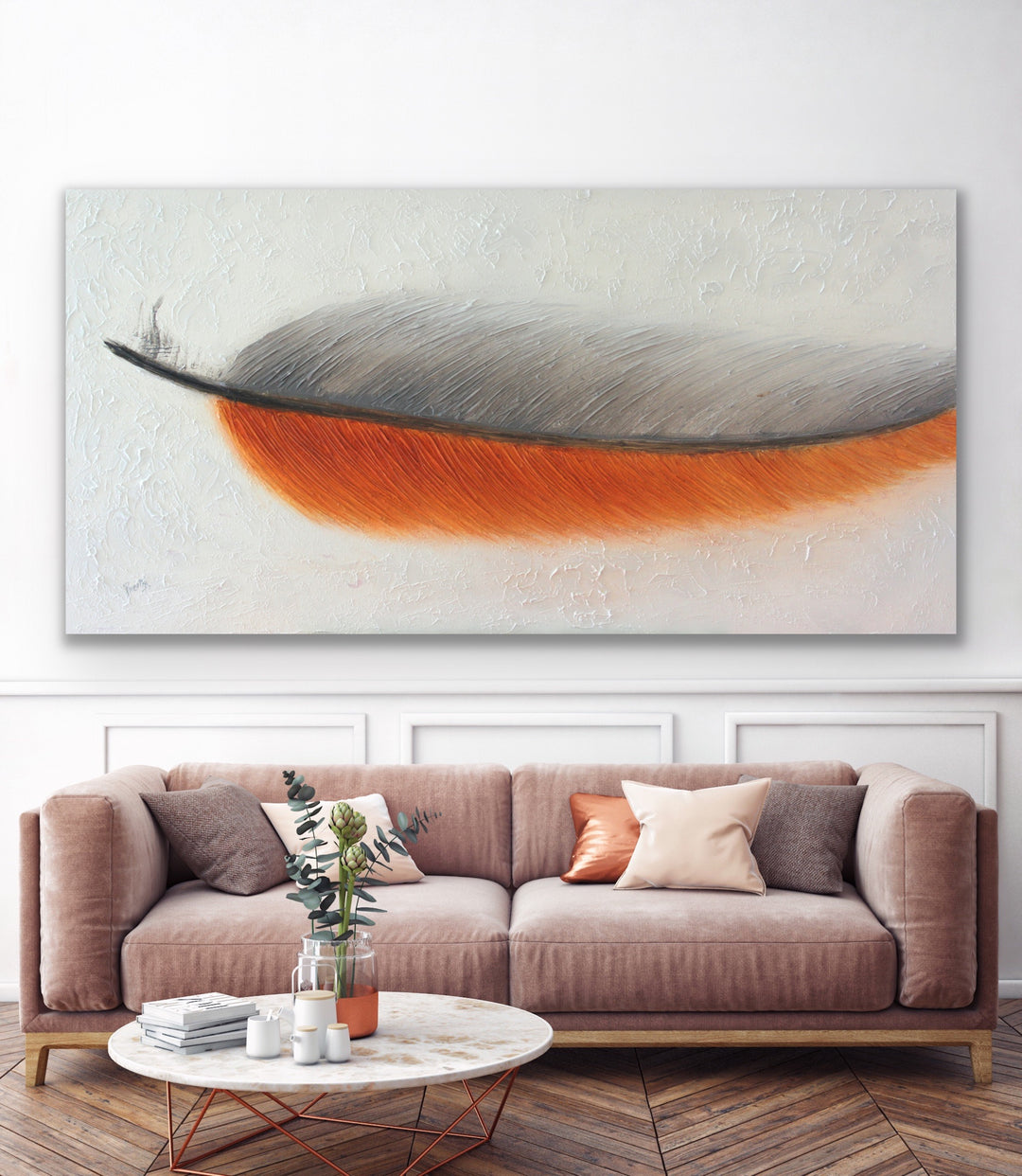 Elegant - Custom Art - Original Contemporary Modern Abstract Paintings by Preethi Arts