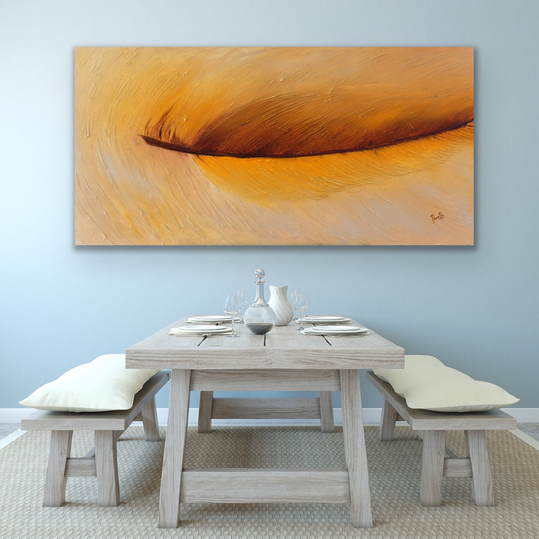 Lucky Yellow - Custom Art - Original Contemporary Modern Abstract Paintings by Preethi Arts