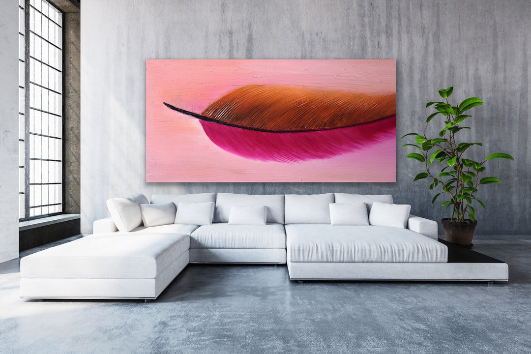 Blushing Phase- Custom Art - Original Contemporary Modern Abstract Paintings by Preethi Arts