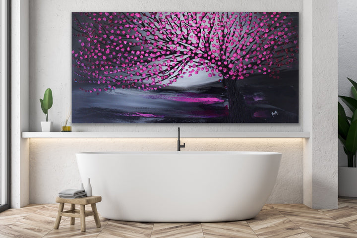 purity tree abstract art - Custom Art - Original Contemporary Modern Abstract Paintings by Preethi Arts