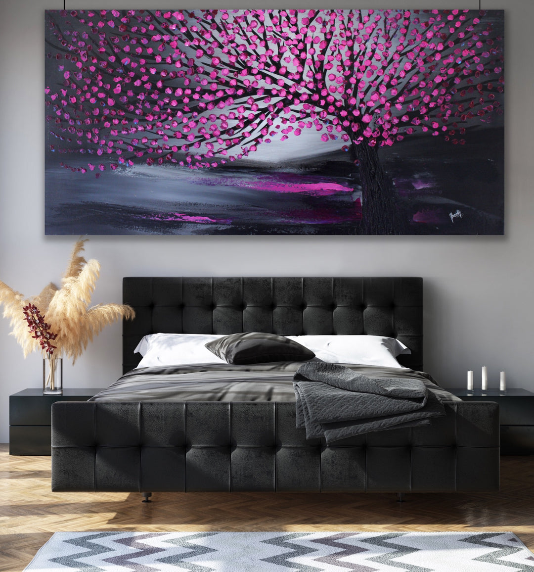 purity tree abstract art - Custom Art - Original Contemporary Modern Abstract Paintings by Preethi Arts