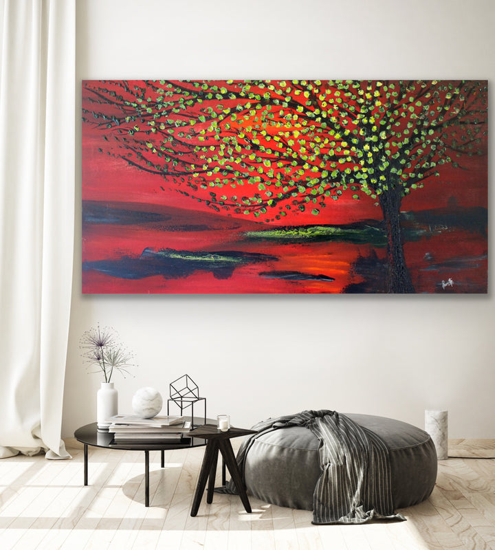 summer  - Original Contemporary Modern Abstract Paintings by Preethi Arts
