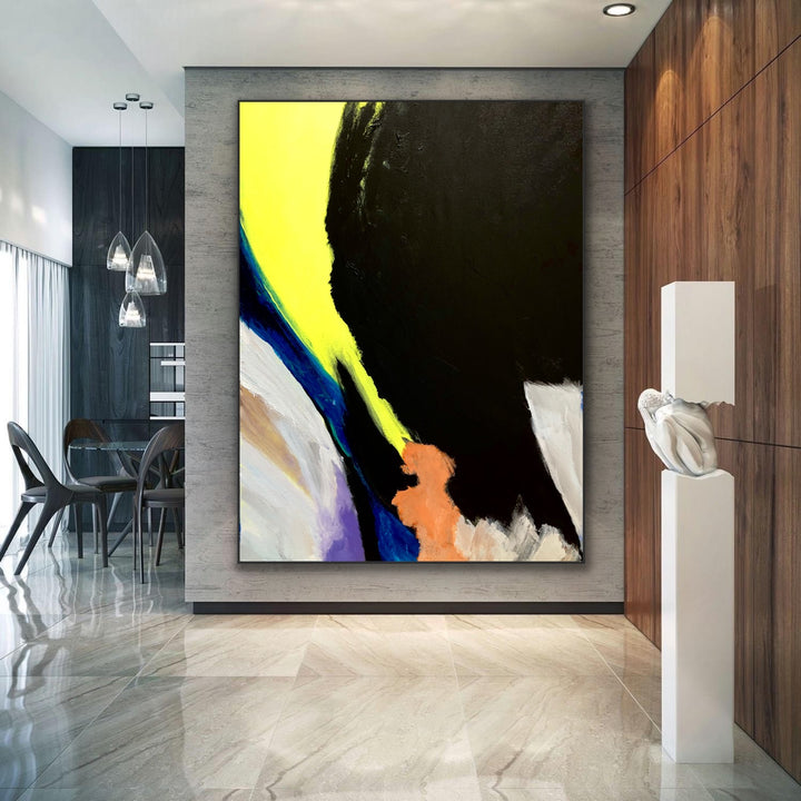 Strong  - Abstract Painting, Minimalist Art, Framed art Wall Art, Modern art