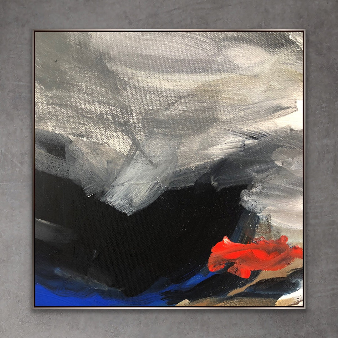 Cloudy - Custom Art - Original Contemporary Modern Abstract Paintings by Preethi Arts