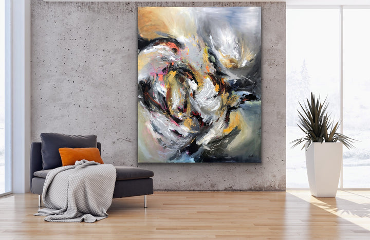 Exquisite - 60x48 - Abstract painting, Modern Art, Wall art, Canvas painting, Framed art, Minimalist art