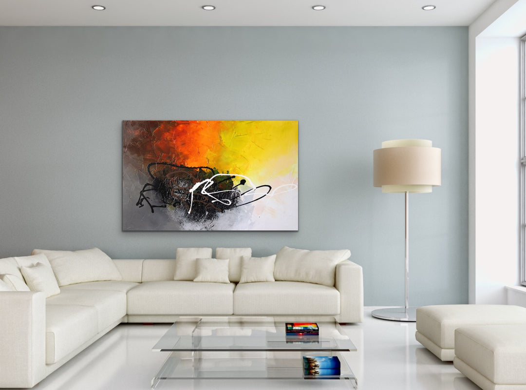 Evolve - 30x48 - Abstract painting, Modern Art, Wall art, Canvas painting, Framed art, Minimalist art