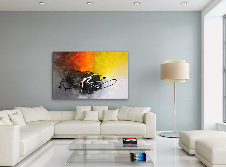 Evolve - 30x48 - Abstract painting, Modern Art, Wall art, Canvas painting, Framed art, Minimalist art