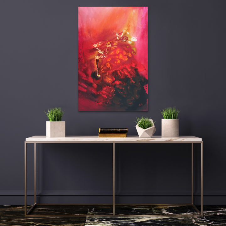 Vaccumlessspace - 36x24 - Original Contemporary Modern Abstract Paintings by Abstract painting, Modern Art, Wall art, Canvas painting, Framed art, Minimalist art