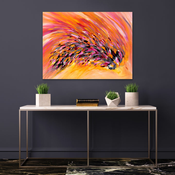 Surprise Party - 40x30 - Original Contemporary Modern Abstract Paintings by Preethi Arts