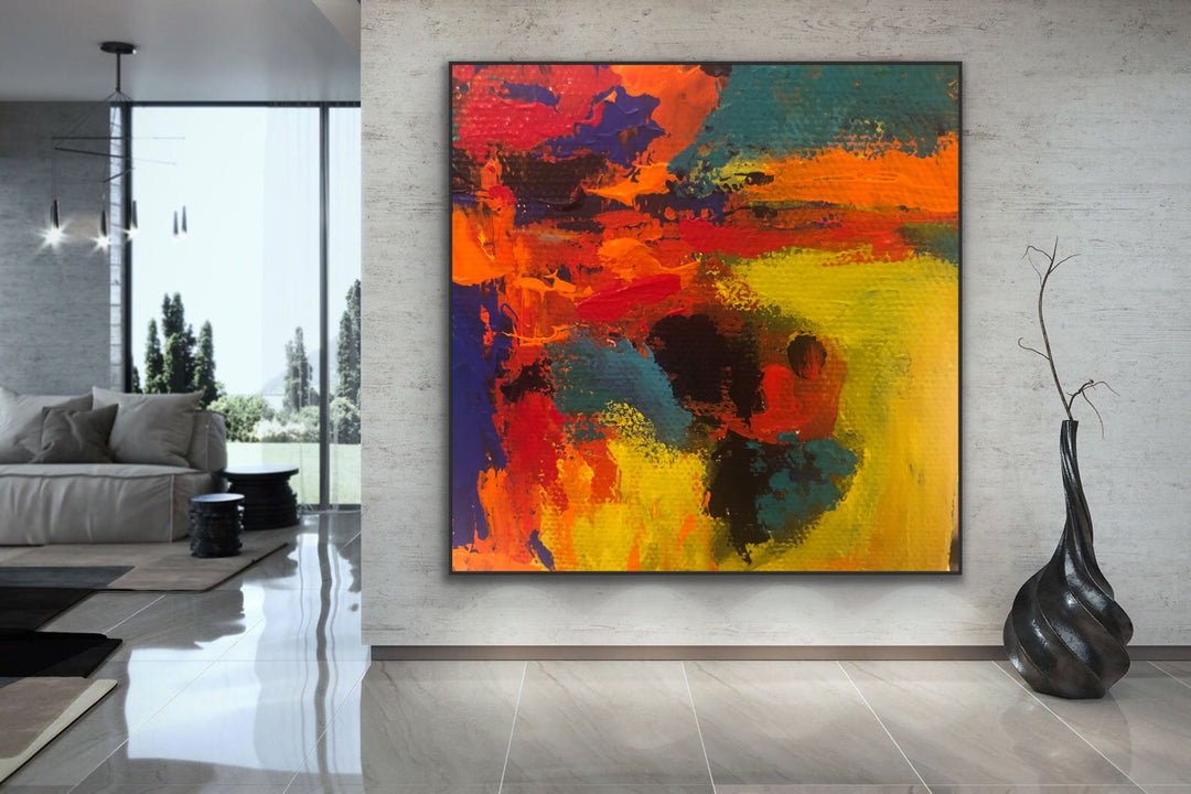 Journey  - Abstract painting, Minimalist Art, Framed painting, Wall Art, Wall Decor, Large painting, Local Artist