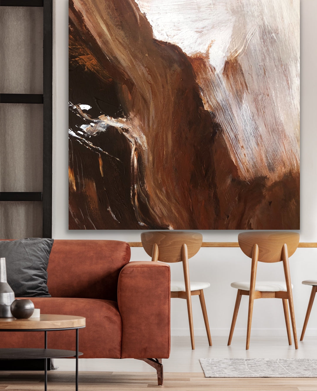 Hazelnut - Custom Art - Abstract Painting, Minimalist Art, Framed art Wall Art, Modern art