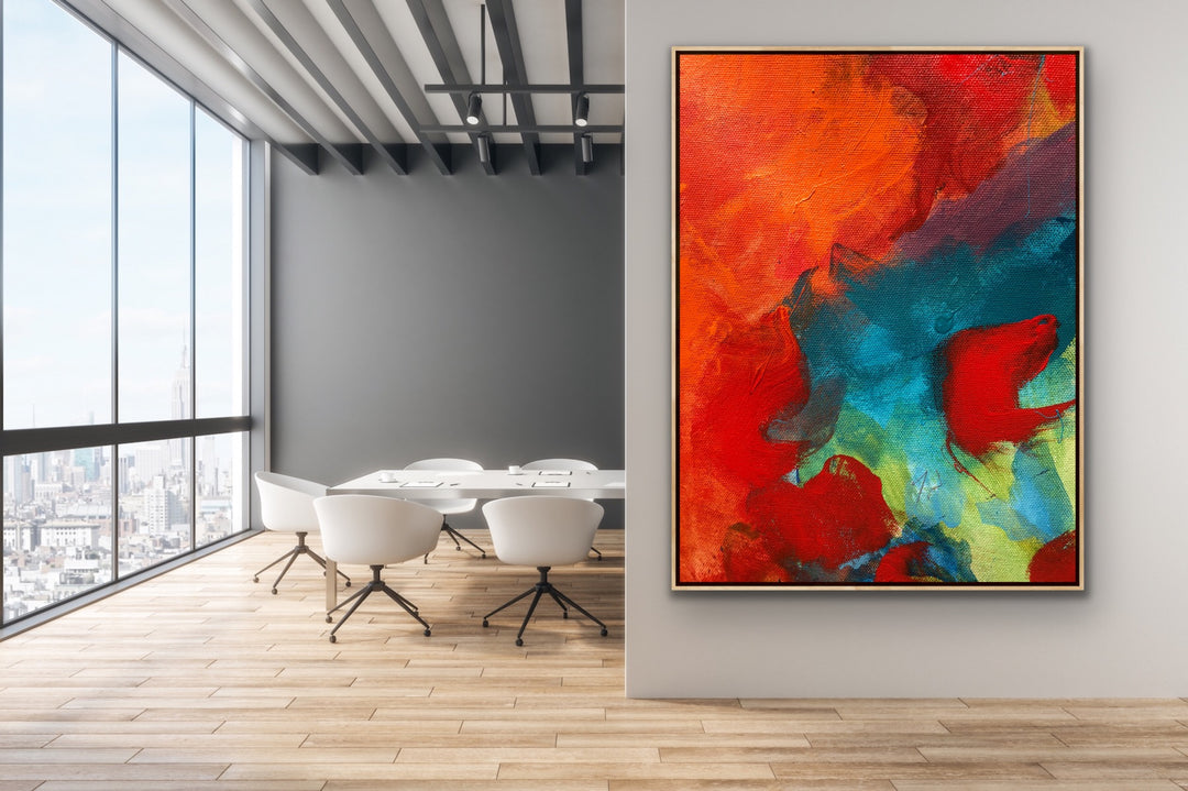Romance- Custom Art - Original Contemporary Modern Abstract Paintings by Preethi Arts